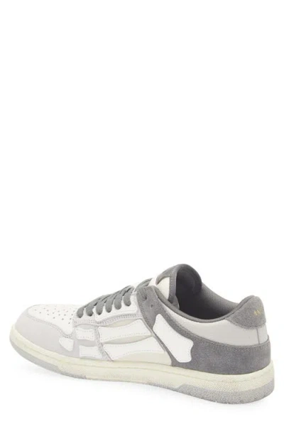 Amiri Low Top Sneakers Featuring Contrast Panels In Gray