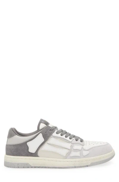Amiri Low Top Sneakers Featuring Contrast Panels In Gray