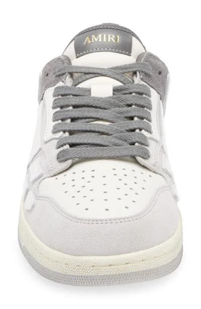 Amiri Low Top Sneakers Featuring Contrast Panels In Gray