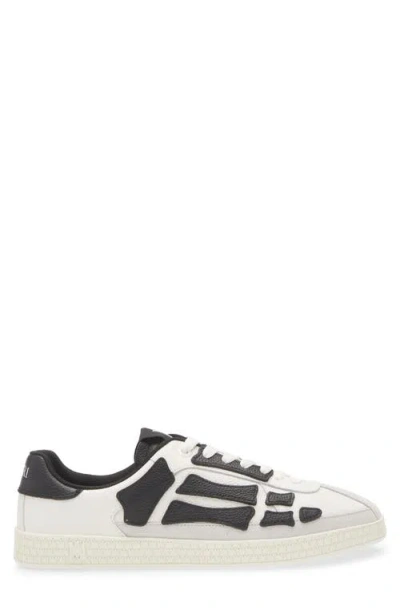 Amiri Multicolor Leather And Suede Pacific Bones Sneakers In Black