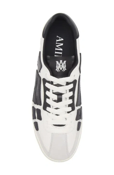 Amiri Multicolor Leather And Suede Pacific Bones Sneakers In Black