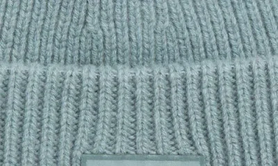 Acne Studios Wool Knit Hat In Green