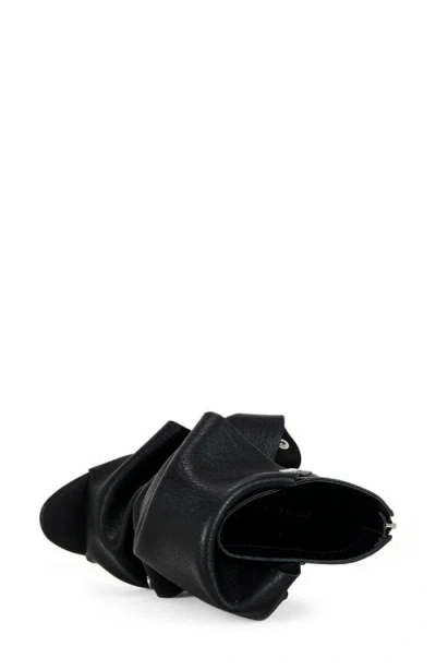 Azalea Wang Birdsong Open Toe Bootie In Black