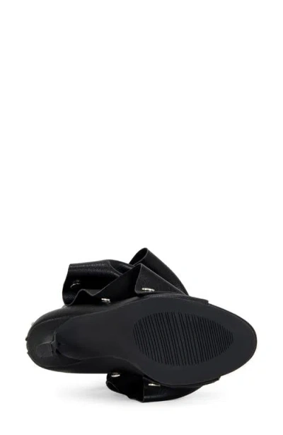 Azalea Wang Birdsong Open Toe Bootie In Black