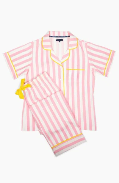 Katie Kime Retro Stripe Pants Set In Multi