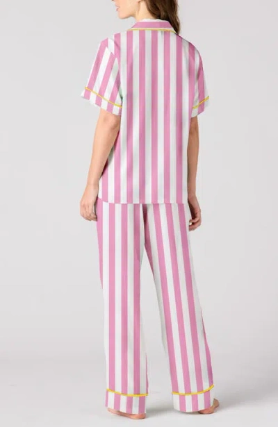 Katie Kime Retro Stripe Pants Set In Multi