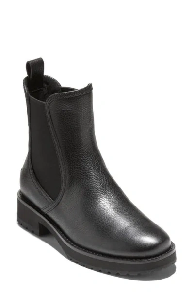 Cole Haan Lyndon Waterproof Chelsea Boot In Black