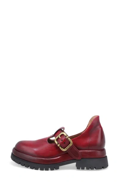 As98 A.s.98 Dax Lug Sole Pump In Red