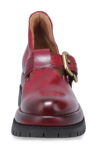 As98 A.s.98 Dax Lug Sole Pump In Red