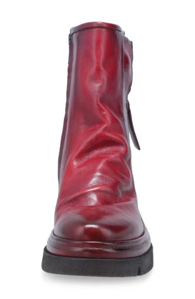 As98 A.s.98 Ethan Platform Bootie In Red