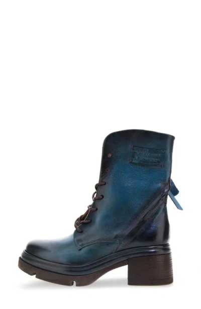 As98 A.s.98 Eugene Lug Sole Bootie In Blue