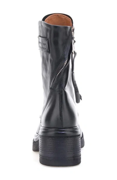 As98 A.s.98 Eugene Lug Sole Bootie In Black