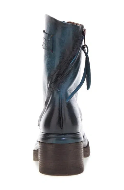 As98 A.s.98 Eugene Lug Sole Bootie In Blue