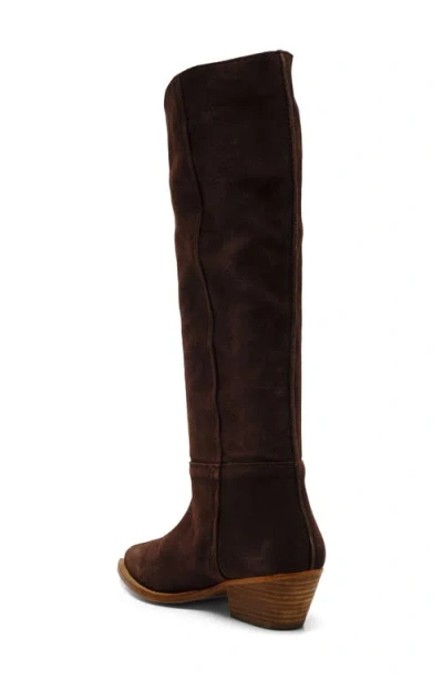 Free People Sway Low Slouch Boot In Fudgesicle In Brown
