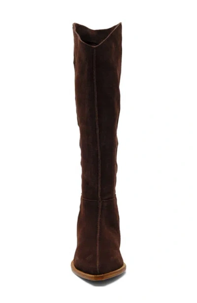 Free People Sway Low Slouch Boot In Fudgesicle In Brown