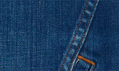 L'agence Janelle Slim-fit Distressed Denim Jacket In Blue