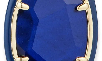 Kendra Scott Daphne Enamel Frame Drop Earrings In Blue
