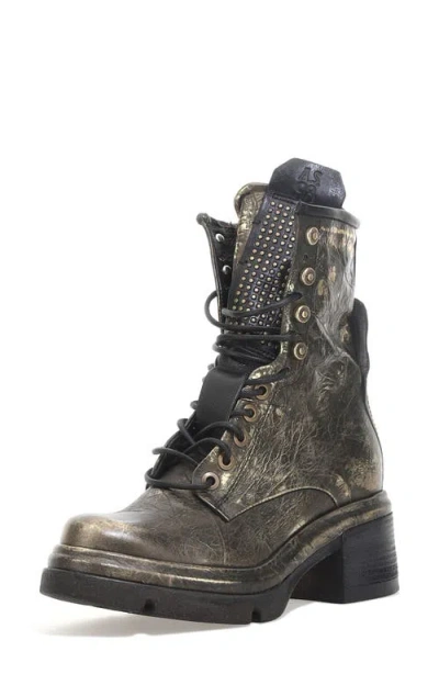 As98 A.s.98 Emper Combat Boot In Gray