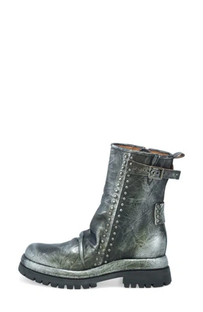 As98 A.s.98 Duke Stud Trim Boot In Silver