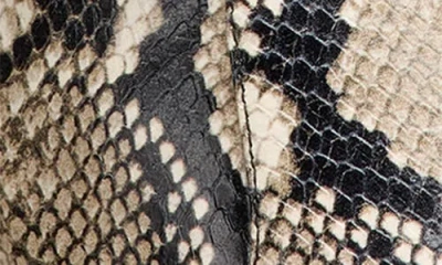 Stuart Weitzman 85mm Vinnie Snake-printed Leather Booties In Animal Print