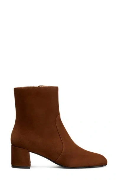 Stuart Weitzman Yuliana 60 Stretch-suede Ankle Boots In Brown