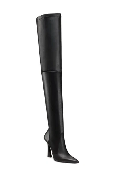 Stuart Weitzman Ultravinnie Pointed Boots In Black