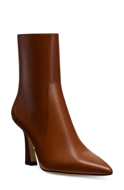 Stuart Weitzman Naomi 50 Suede Ankle Boots In Brown