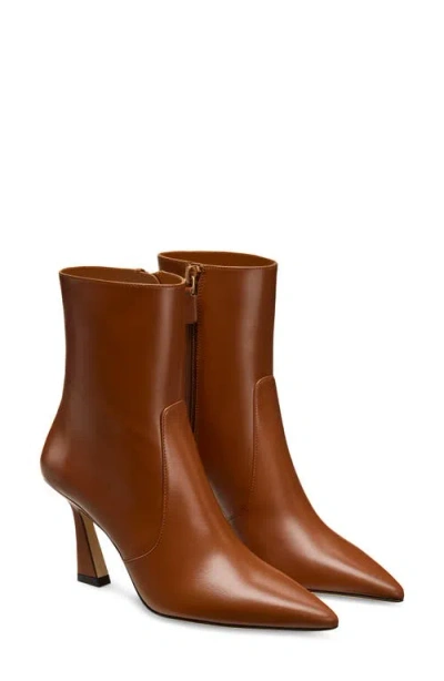 Stuart Weitzman Naomi 50 Suede Ankle Boots In Brown