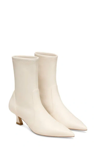 Stuart Weitzman Vinnie Bootie 50 In White