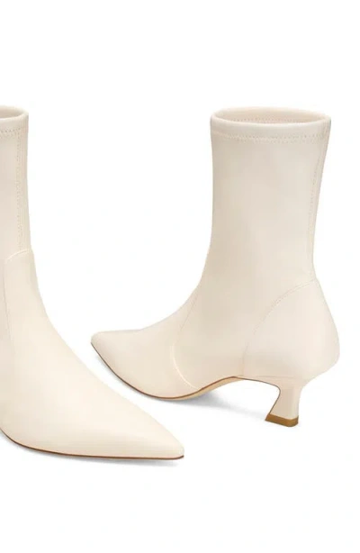 Stuart Weitzman Vinnie Bootie 50 In White