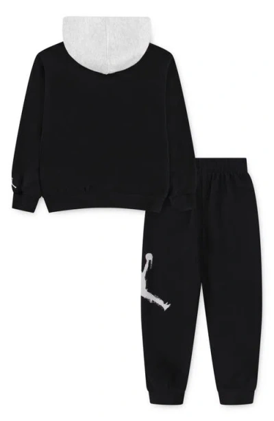 Jordan Little Boys 2-piece Most Value Player Jumpman Fleece Pullover Hoodie And Pants Set In Black