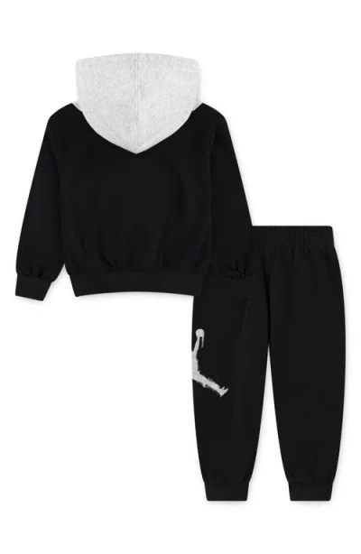 Jordan Little Boys 2-piece Most Value Player Jumpman Fleece Pullover Hoodie And Pants Set In Black