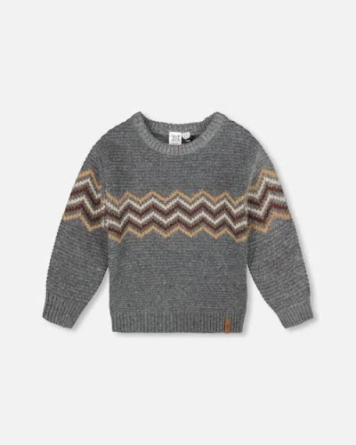 Deux Par Deux Knit Sweater In Multi