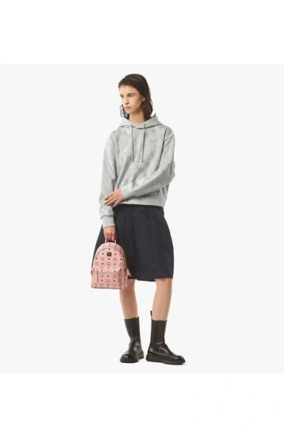 Mcm Mini Stark Side Studs Backpack In Pink