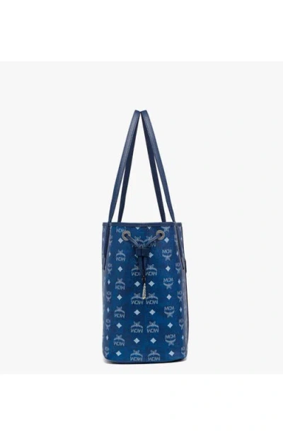 Mcm Liz Vi Medium Shopper Bag In Blue