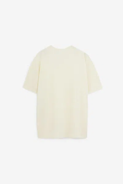 Lemaire Oversized Cotton T-shirt In White