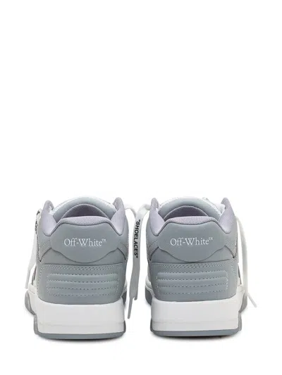 Off-white Sneakers Low Vulcanized In Leather And Fabric In Gray