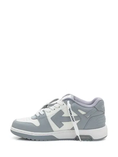 Off-white Sneakers Low Vulcanized In Leather And Fabric In Gray