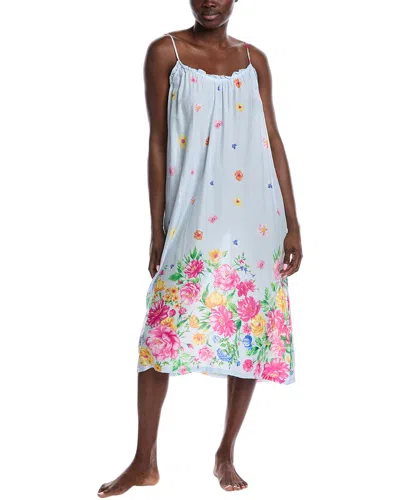 40 Winks Midi Chemise In Multi