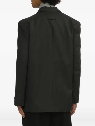Fear Of God Tailored Single Button Blazer With Notched Lapel In Black