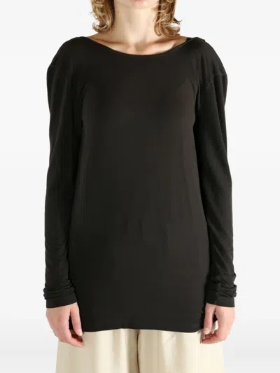 Uma Wang Long-sleeve T-shirt In Black