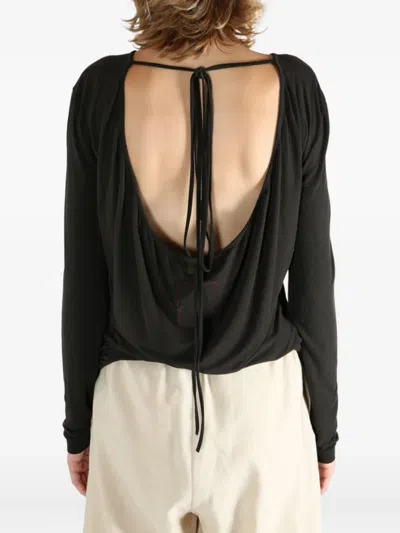 Uma Wang Long-sleeve T-shirt In Black