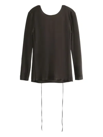 Uma Wang Long-sleeve T-shirt In Black