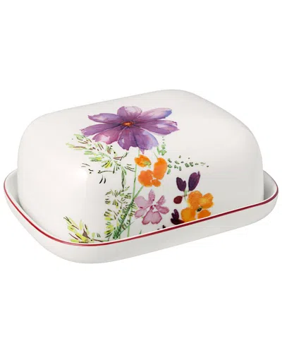 Villeroy & Boch Mariefleur Basic Covered Butterdish In Multi