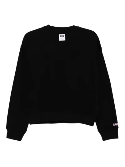 Aape By A Bathing Ape Graphic-print Sweatshirt In Black