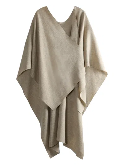 Cortana Asymmetric Poncho In Multi