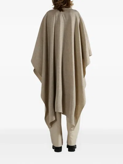 Cortana Asymmetric Poncho In Multi