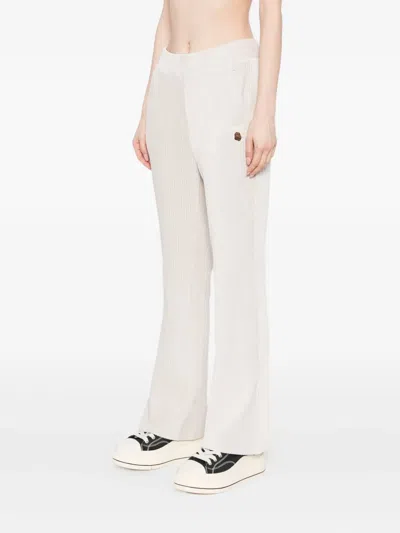 Fingercroxx Logo-plaque Trousers In Multi