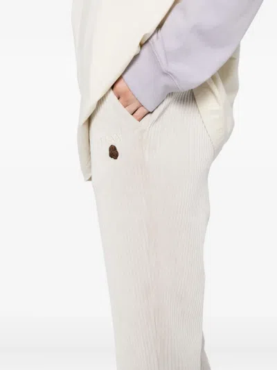 Fingercroxx Logo-plaque Trousers In Multi