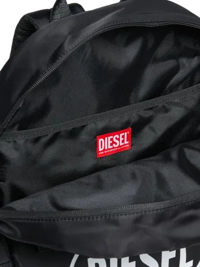 Diesel Wisty Logo-print Backpack In Black